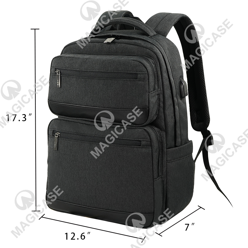 Computer Backpack 15.6 Inch Water-repellent Black Backpack