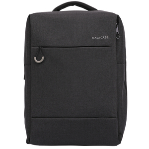 Stylish Water-repellent Laptop Backpack Black Gray