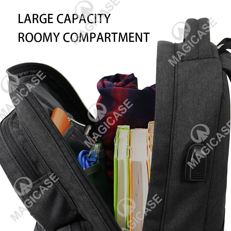 Computer Backpack 15.6 Inch Water-repellent Black Backpack