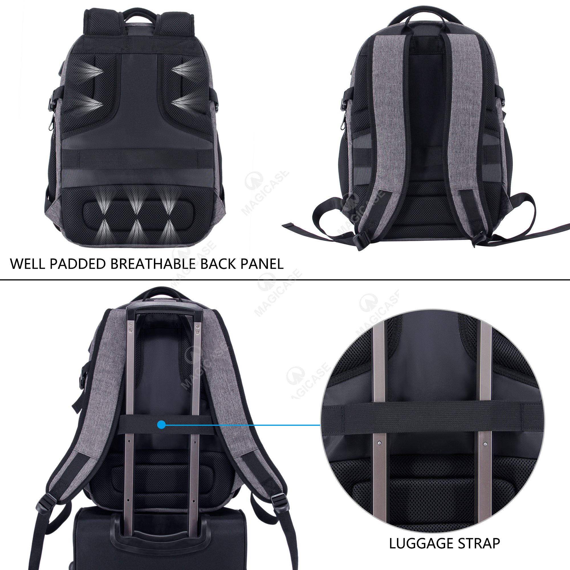 MAGICASE Ultra Light Laptop Backpack 15.6 Inch Computer Backpack