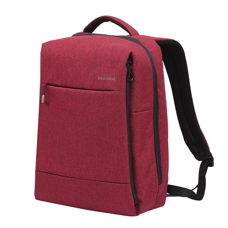 Stylish Water-repellent Laptop backpack Red with RFID Pockets